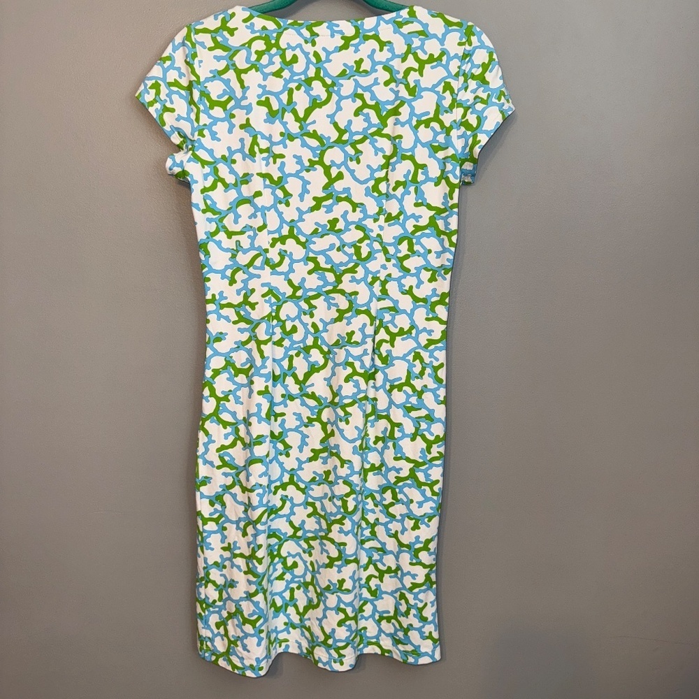 J. Mclaughlin Multicolor Coral Pattern Shift Flar… - image 4